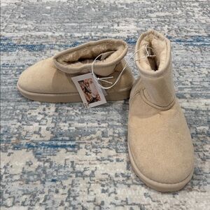 Cozy Tan Ankle Booties